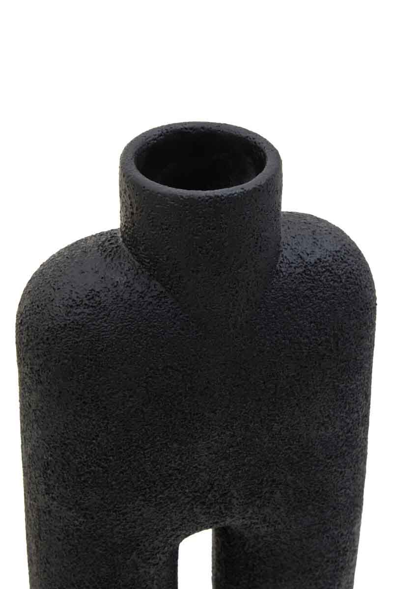 Broc Large Black Sculptured Vase