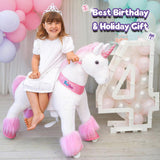 Ride-on Unicorn Age 3-5 Pink（UK&EU in Stock）