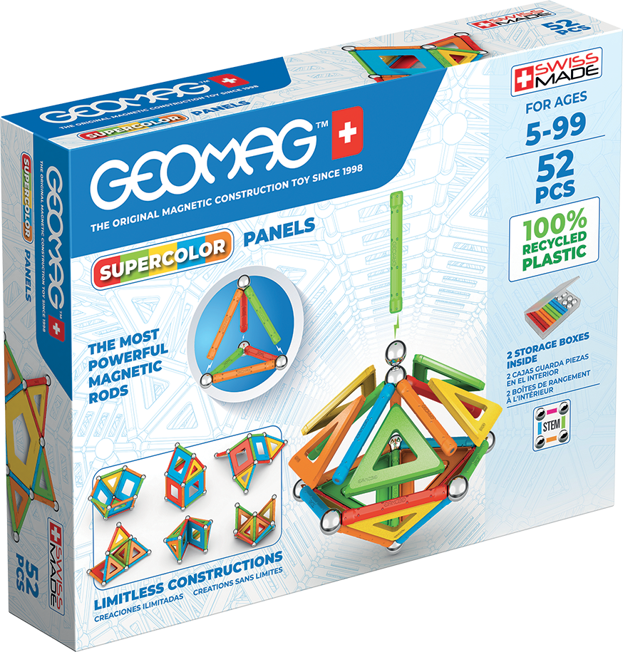 Geomag Supercolor Panels 52 Pieces Set