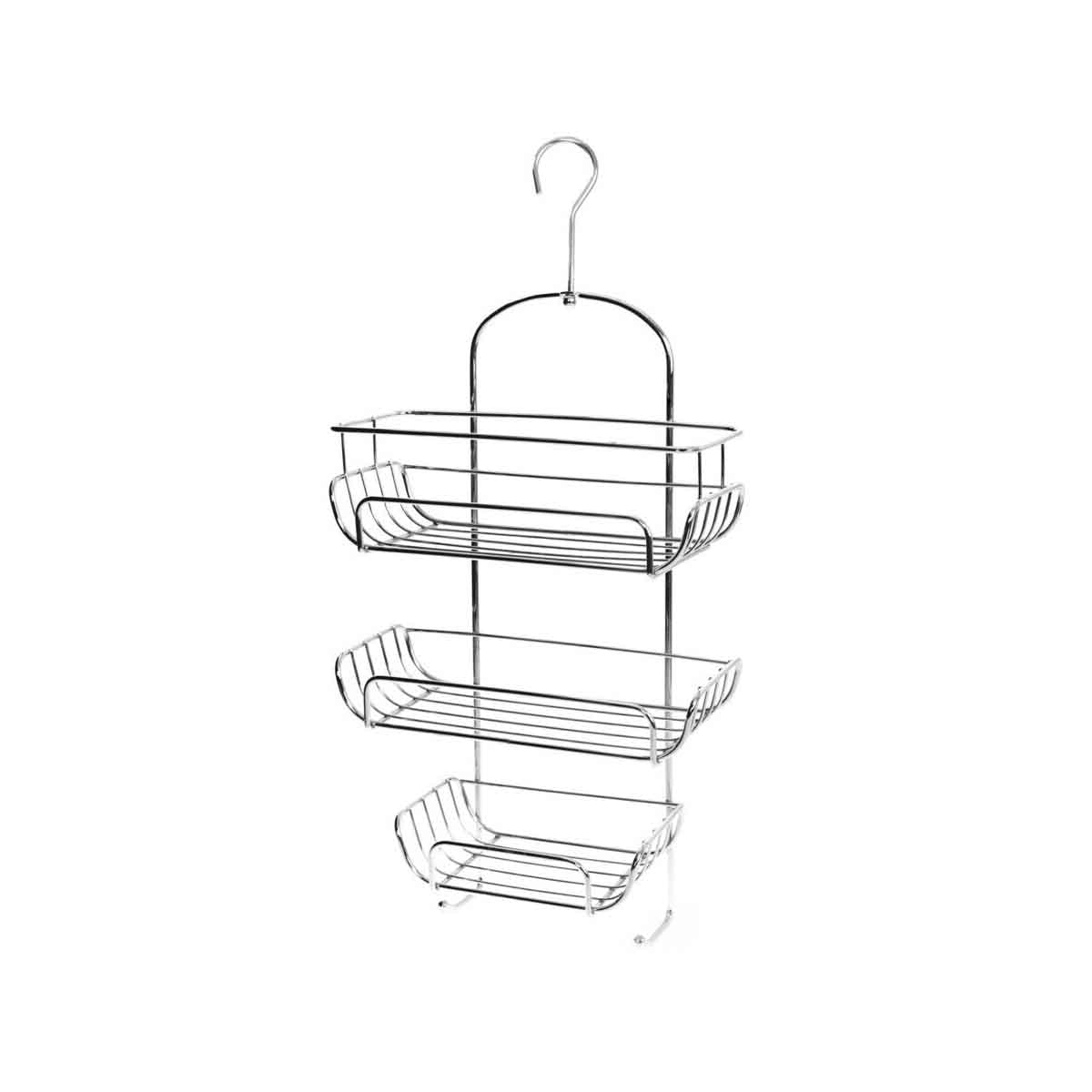 Dara Three Tier Chrome Shower Caddy