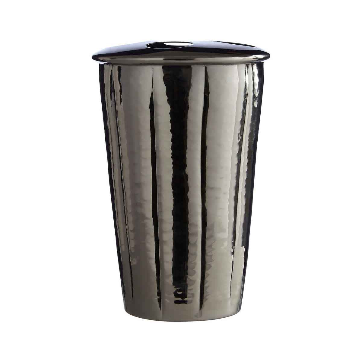 Hammered Black Nickel Finish Toothbrush Holder