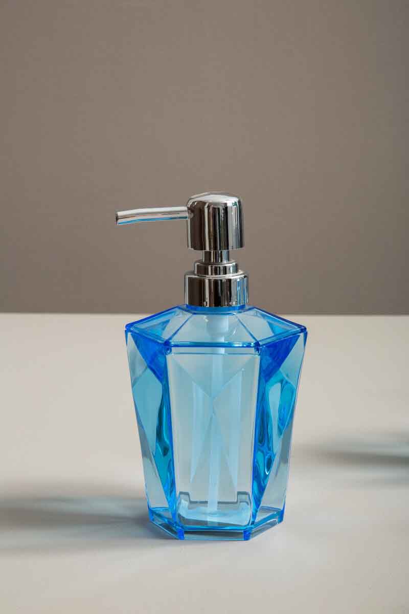 Dow Blue Acrylic Lotion Dispenser