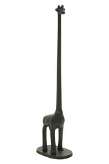Fauna Black Giraffe Toilet Roll Holder