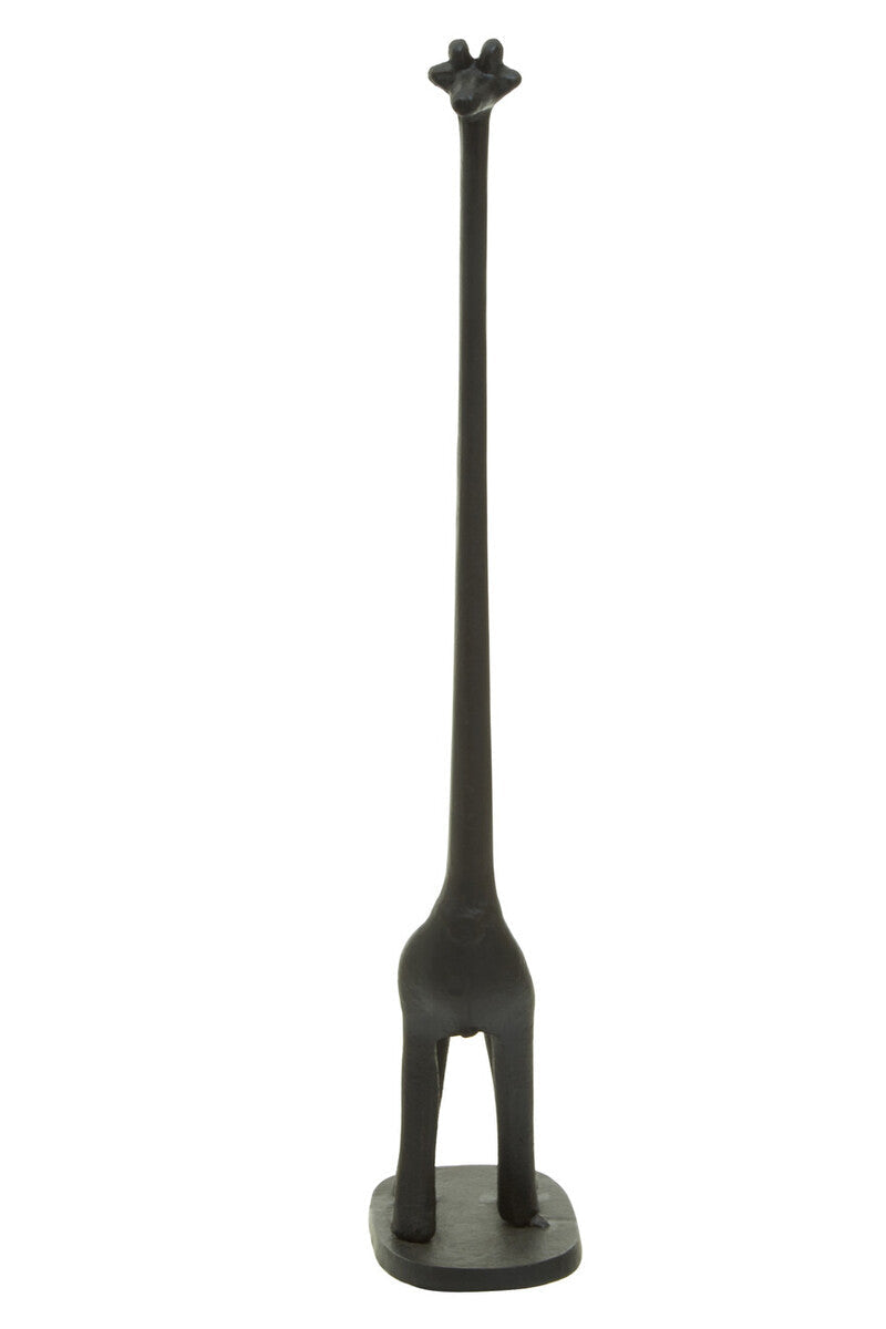 Fauna Black Giraffe Toilet Roll Holder