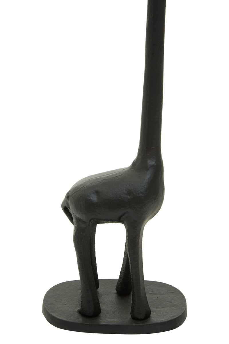 Fauna Black Giraffe Toilet Roll Holder