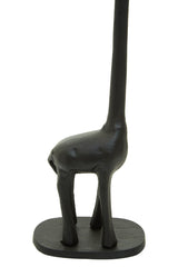 Fauna Black Giraffe Toilet Roll Holder