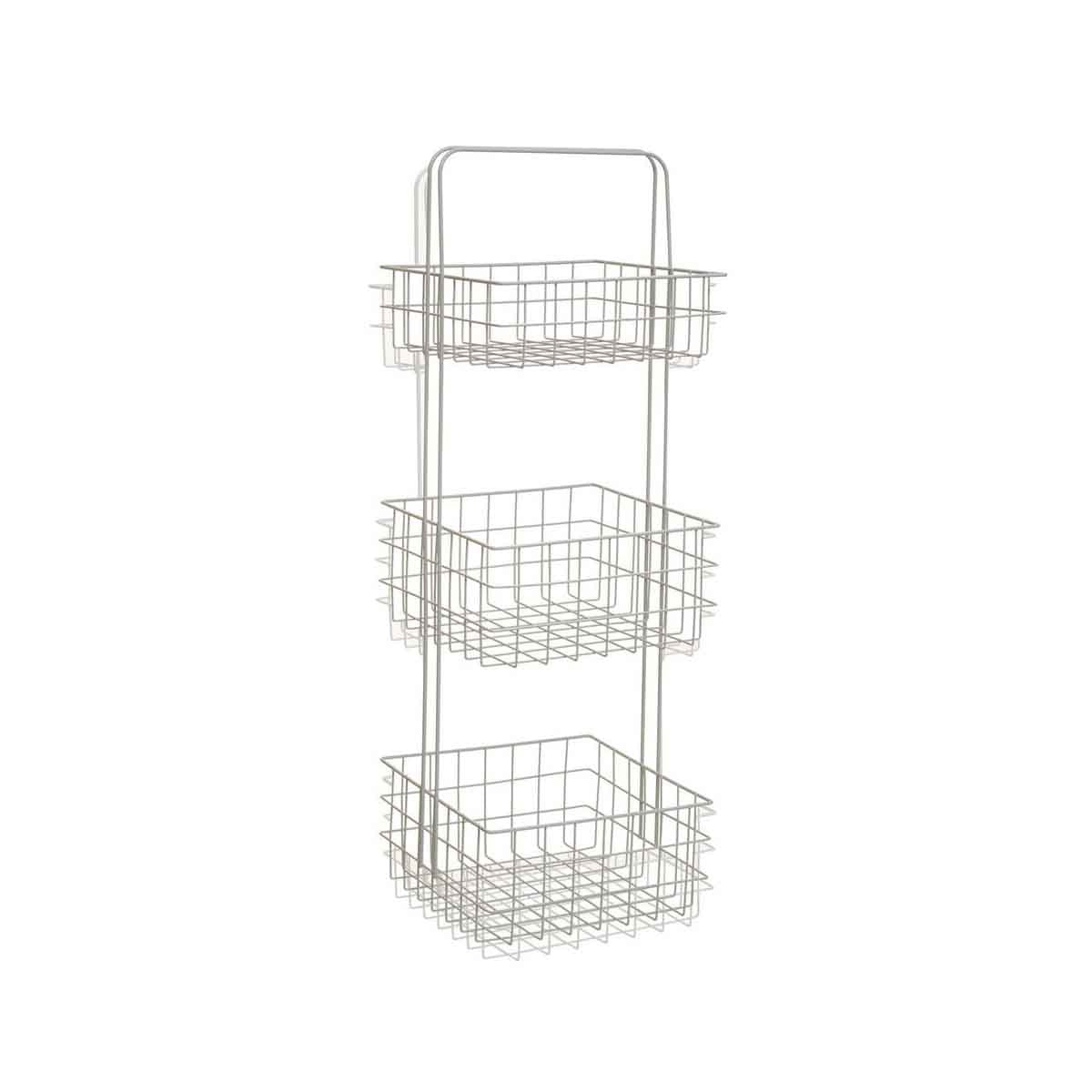 Kirby Three Tier White Storage Caddy