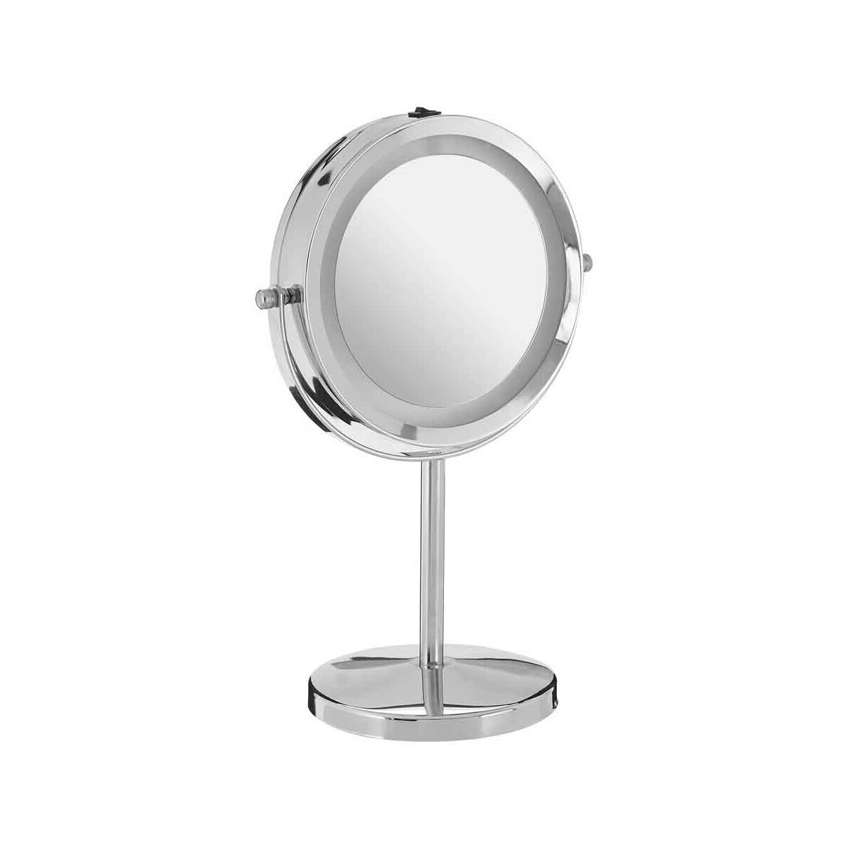 Clara Chrome Plated Led Mirror