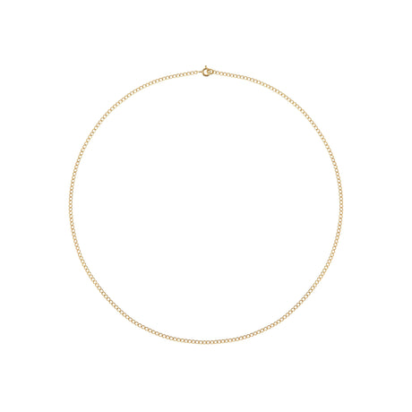 18 Inch Gold Vermeil Chain Necklace