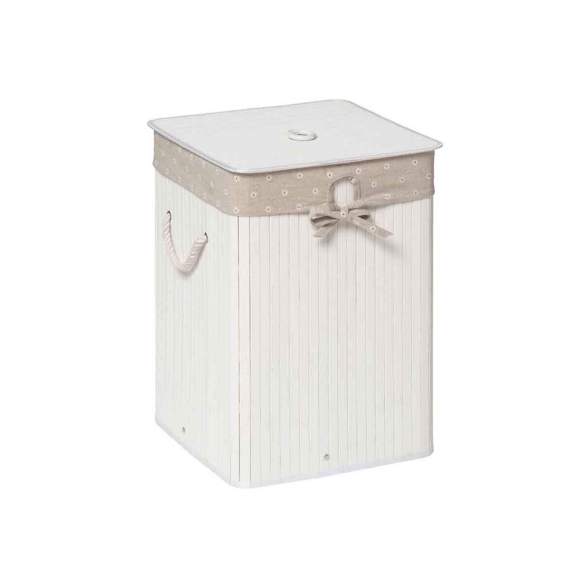 Kankyo White Square Laundry Hamper