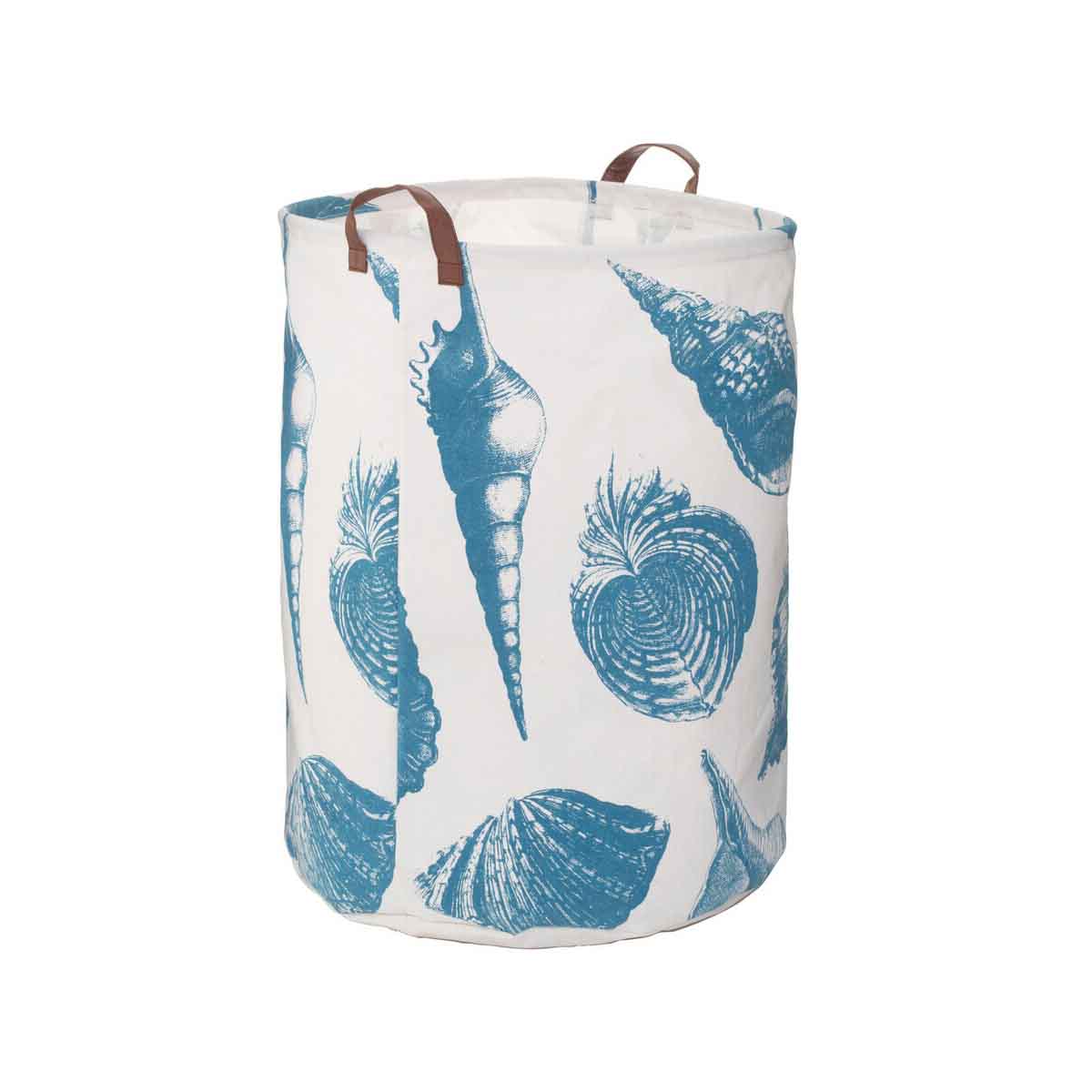 Echo Blue And White Laundry Bag