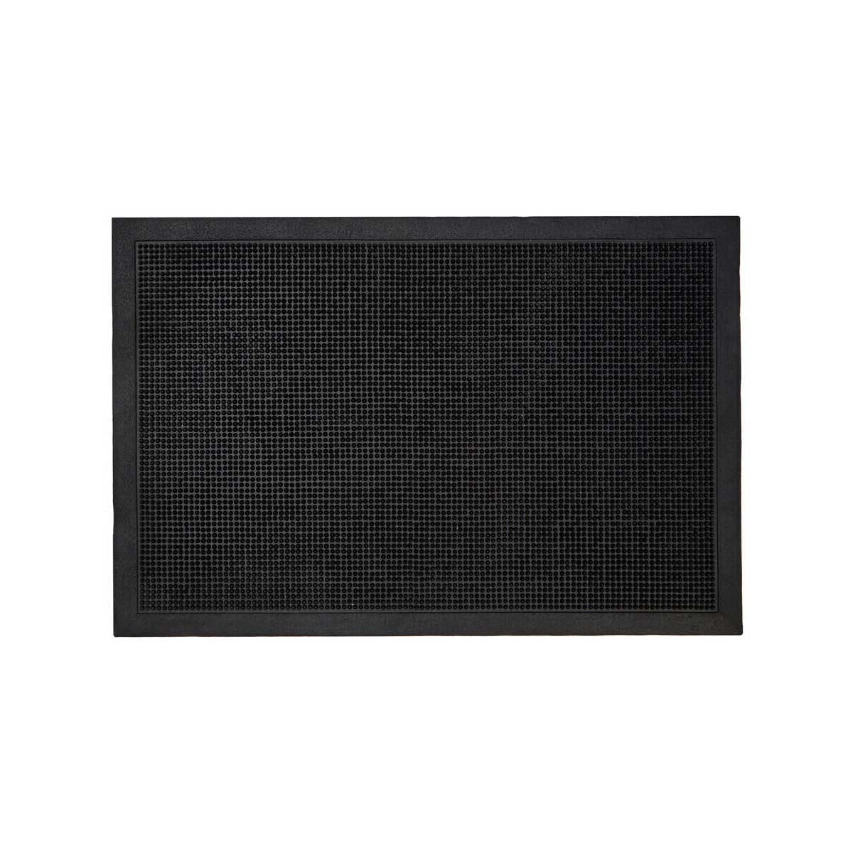 Black Rubber Doormat