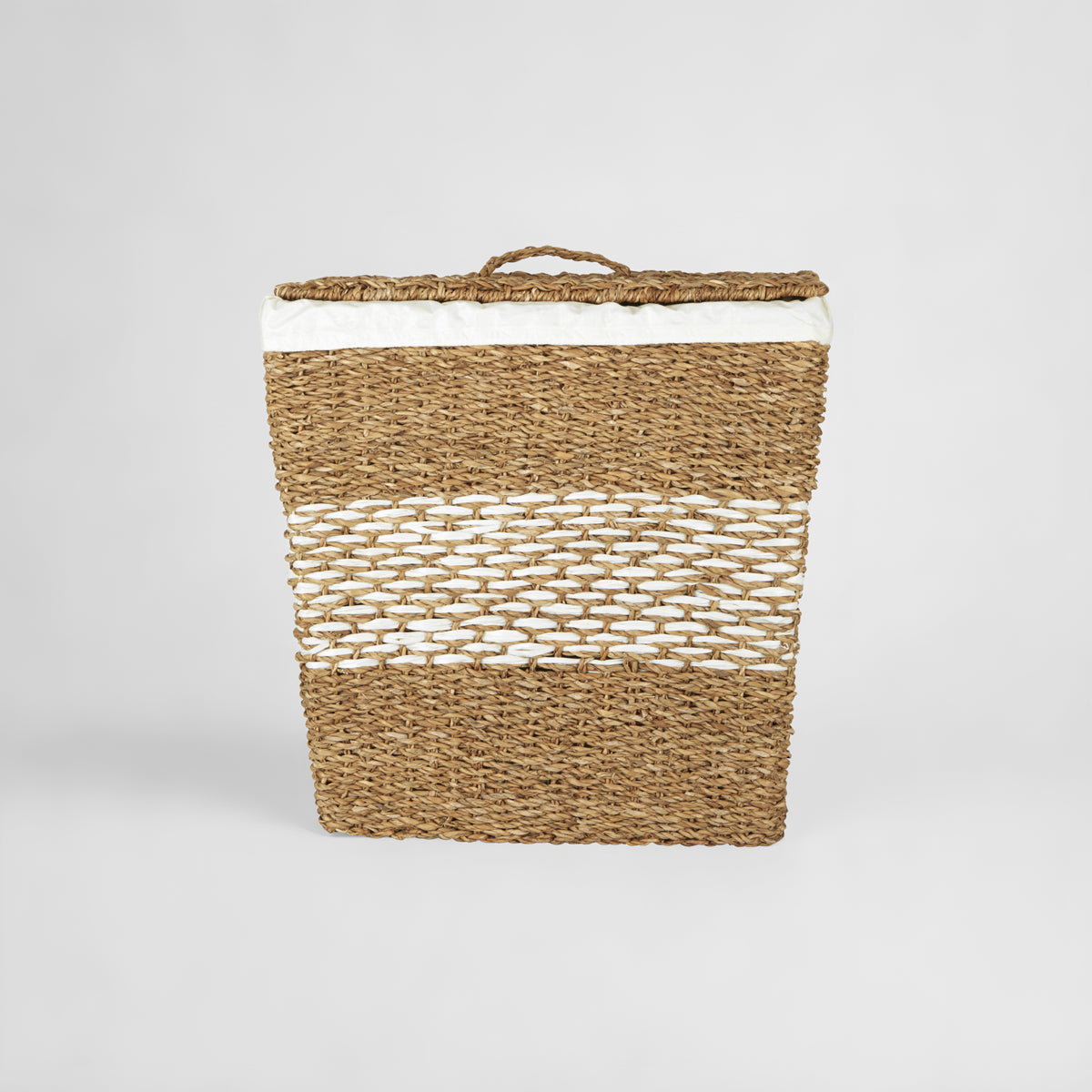 Lidi Tapered Seagrass Basket With Lid