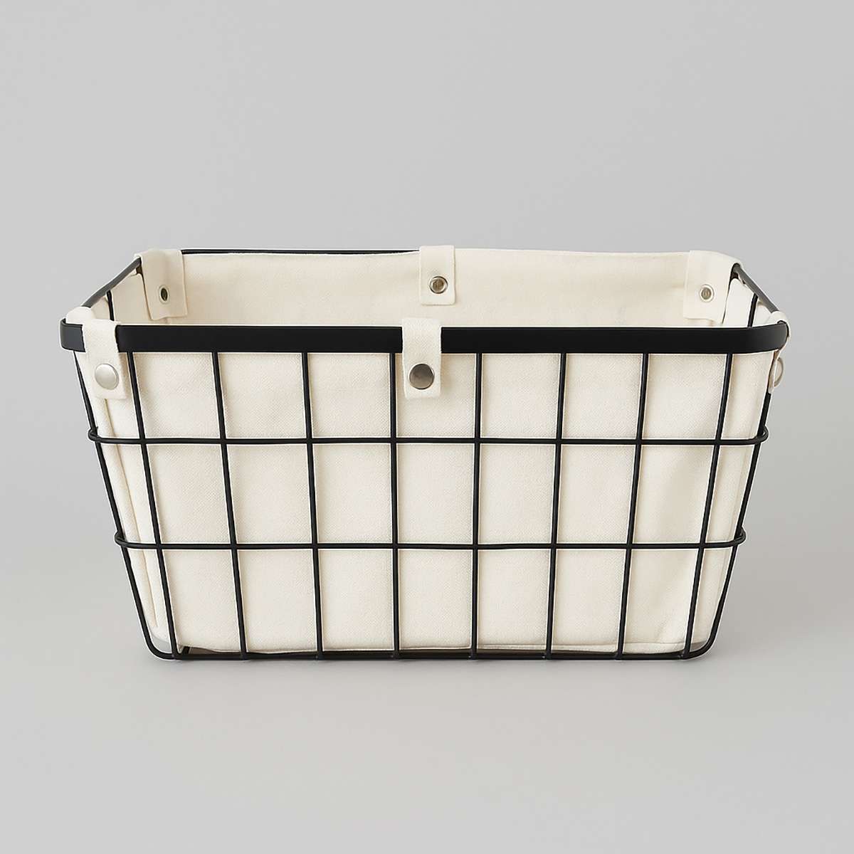 Harga Medium Matte Black Wire Storage Ba