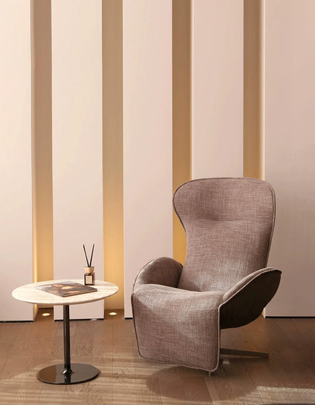 Abt Swivel Lounge Chair With Recliner, Linen