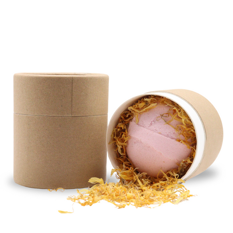 Frankincense & Rose Essential Oil Infused Bath Bomb