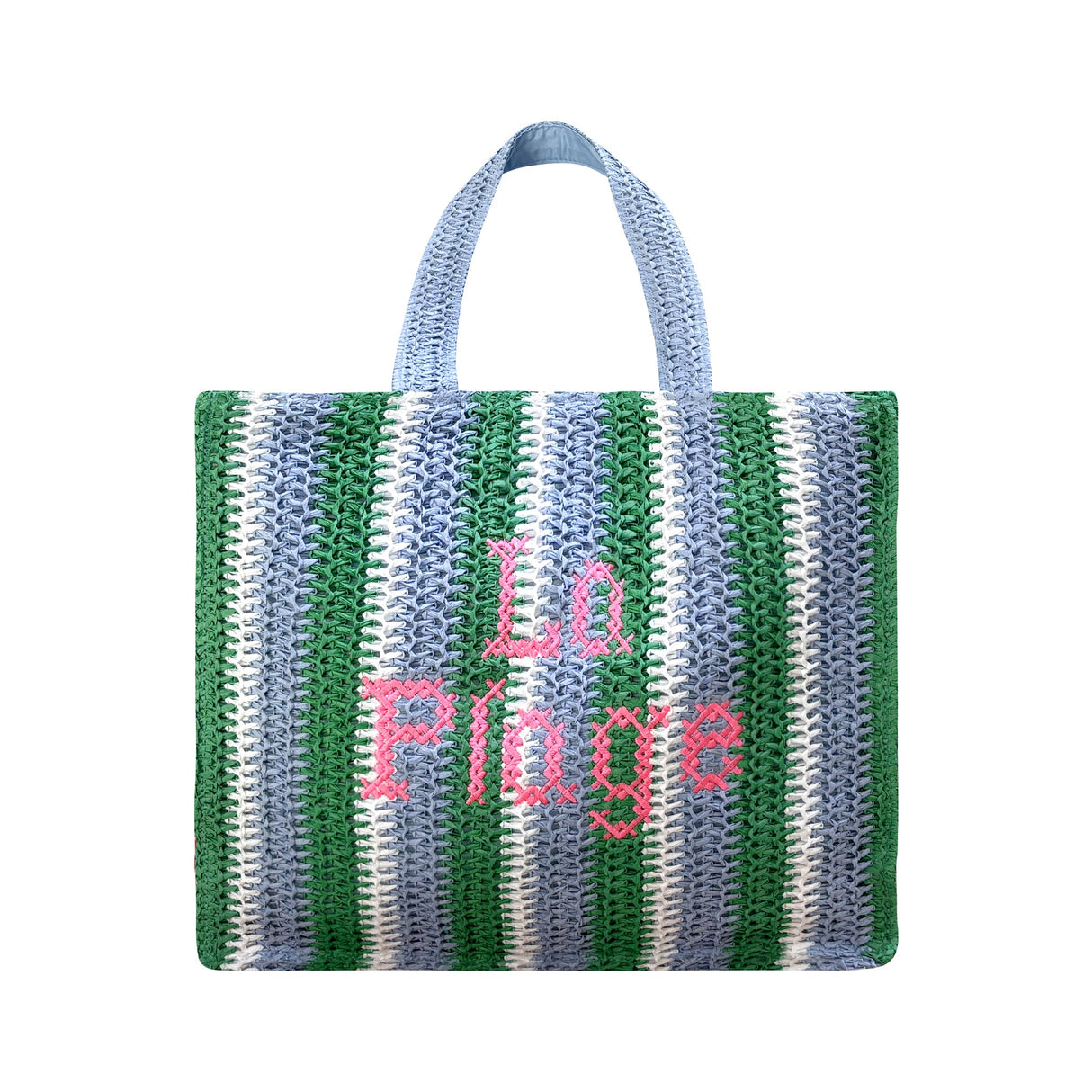 La Plage Straw Beach Bag