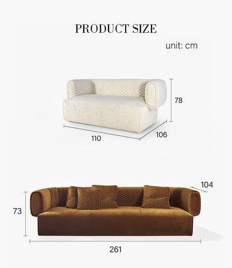 Taylor Two Seater, Three Seater, C Shape Sofa
