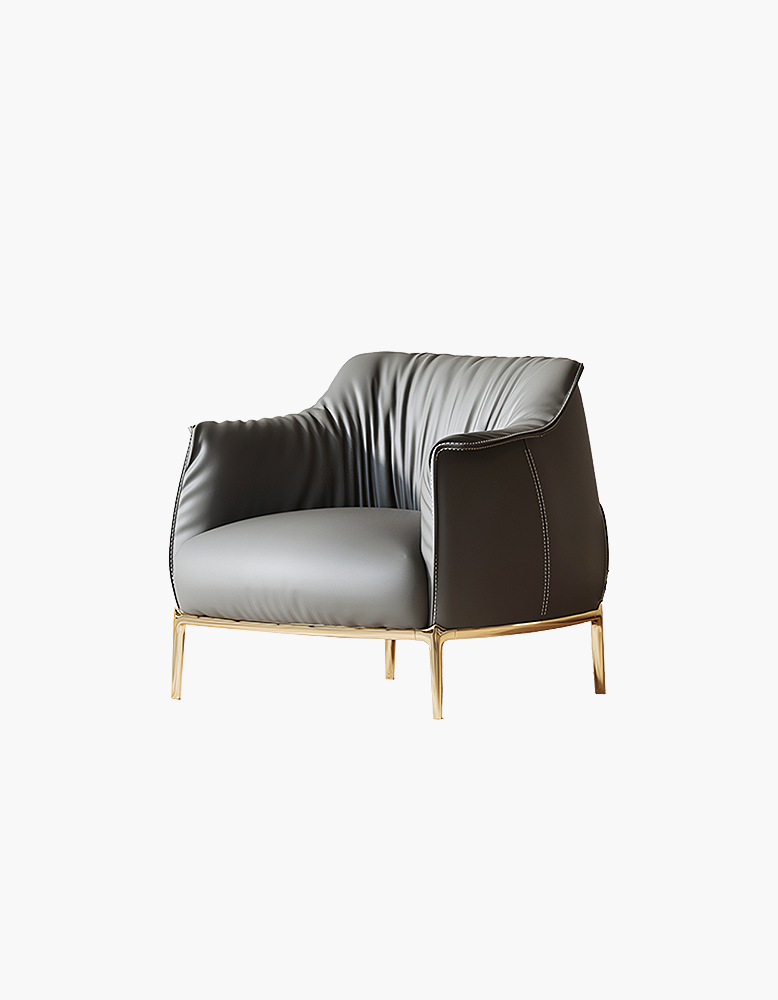 Abelard Armchair, Leather