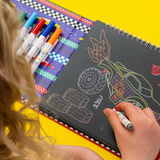 Chalk Board Sketchbook - Cars