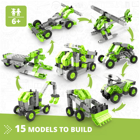 Engino Creative Builder: 15-in-1 Multi-Model Set