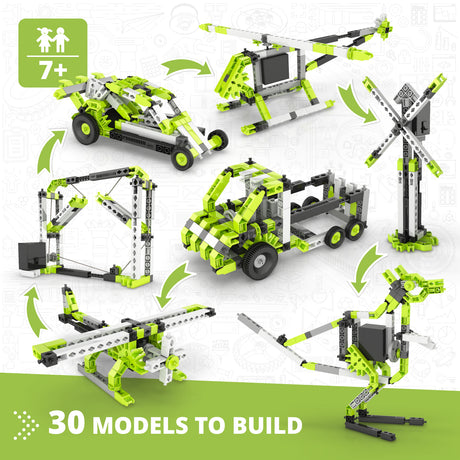 Engino Creative Builder: 30-in-1 Motorized Multi-Model Set