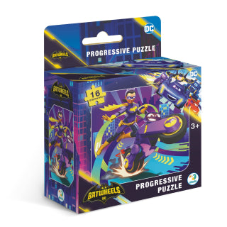 Dodo DC Batwheels Bibi 4-in-1 Progressive Jigsaw Puzzle Set