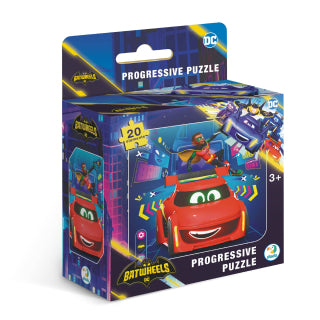 Dodo DC Batwheels Redbird 4-in-1 Progressive Jigsaw Puzzle Set