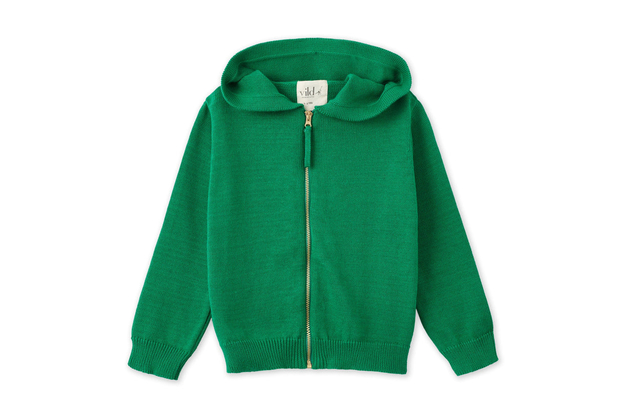 Organic Cotton Knit Cardigan
