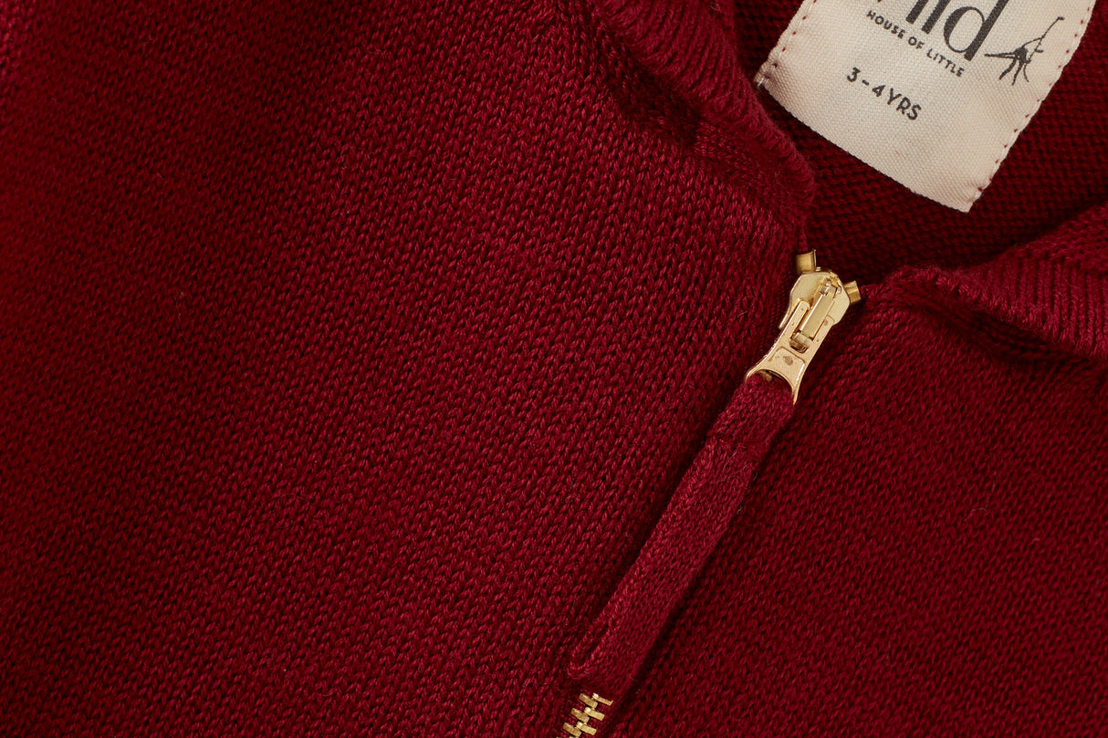 Organic Cotton Knit Cardigan