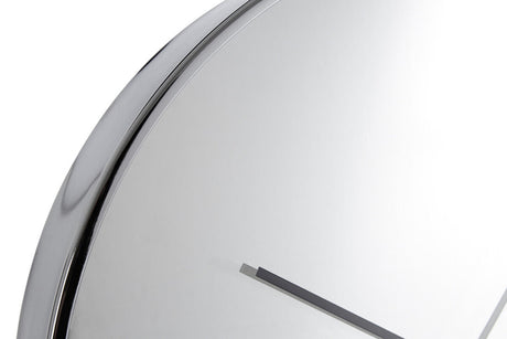 Bailie Chrome And Mirror Wall Clock