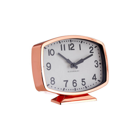 Baillie Rose Gold Finish Table Clock