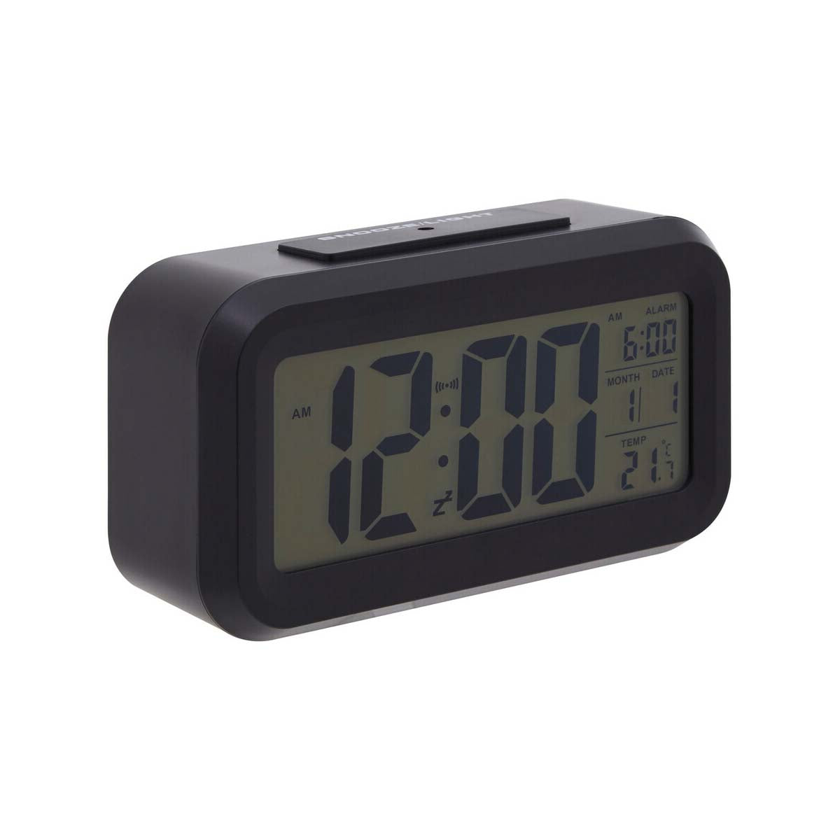 Camran Black Lcd Digital Clock