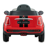 Rollplay Mini Cooper S Roadster 6V Electric Ride-on Car + RC - Red