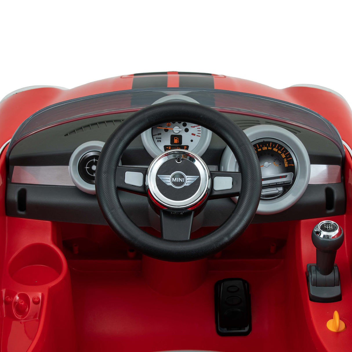 Rollplay Mini Cooper S Roadster 6V Electric Ride-on Car + RC - Red