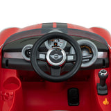 Rollplay Mini Cooper S Roadster 6V Electric Ride-on Car + RC - Red