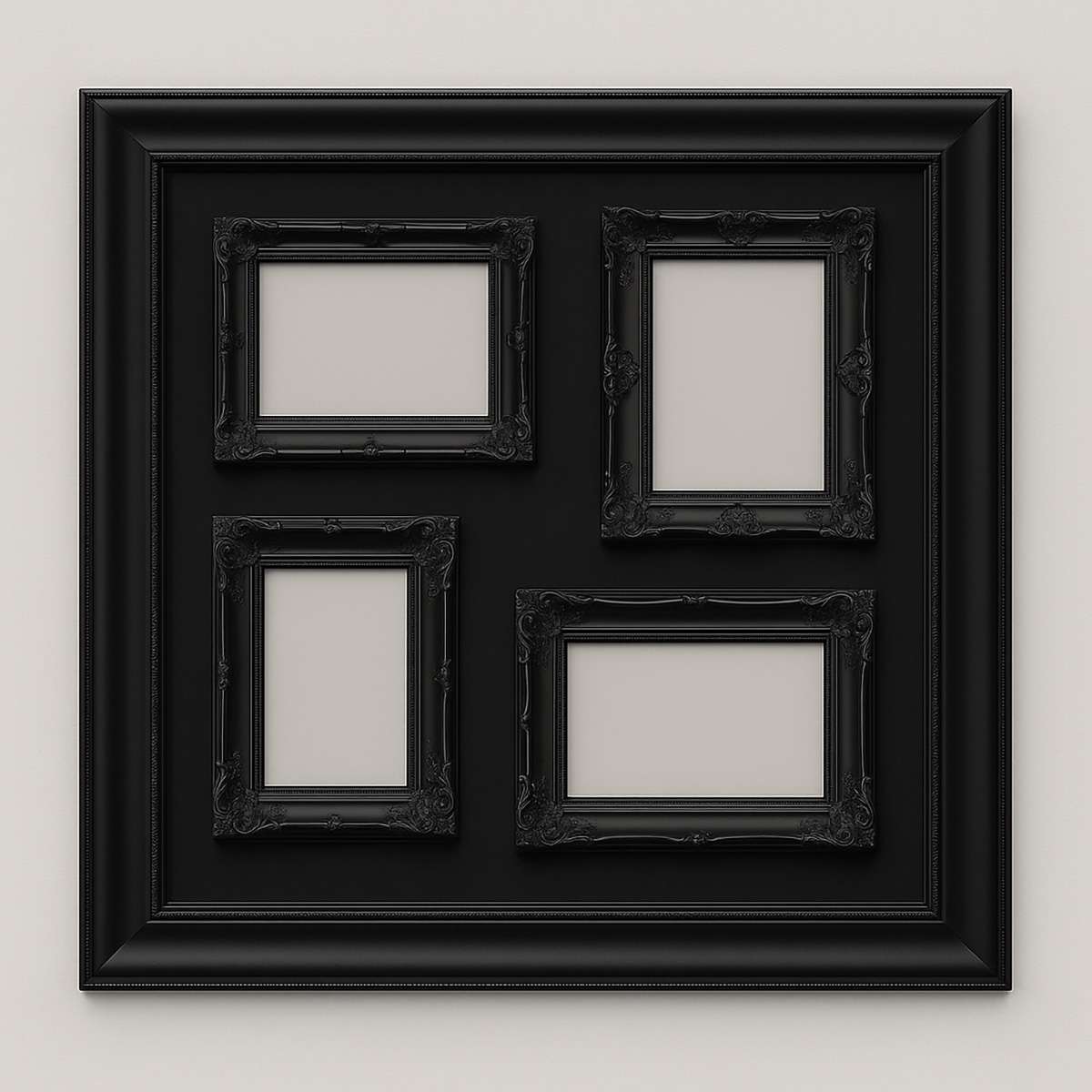 Maren 4 Photo Black Plastic Multi Photo