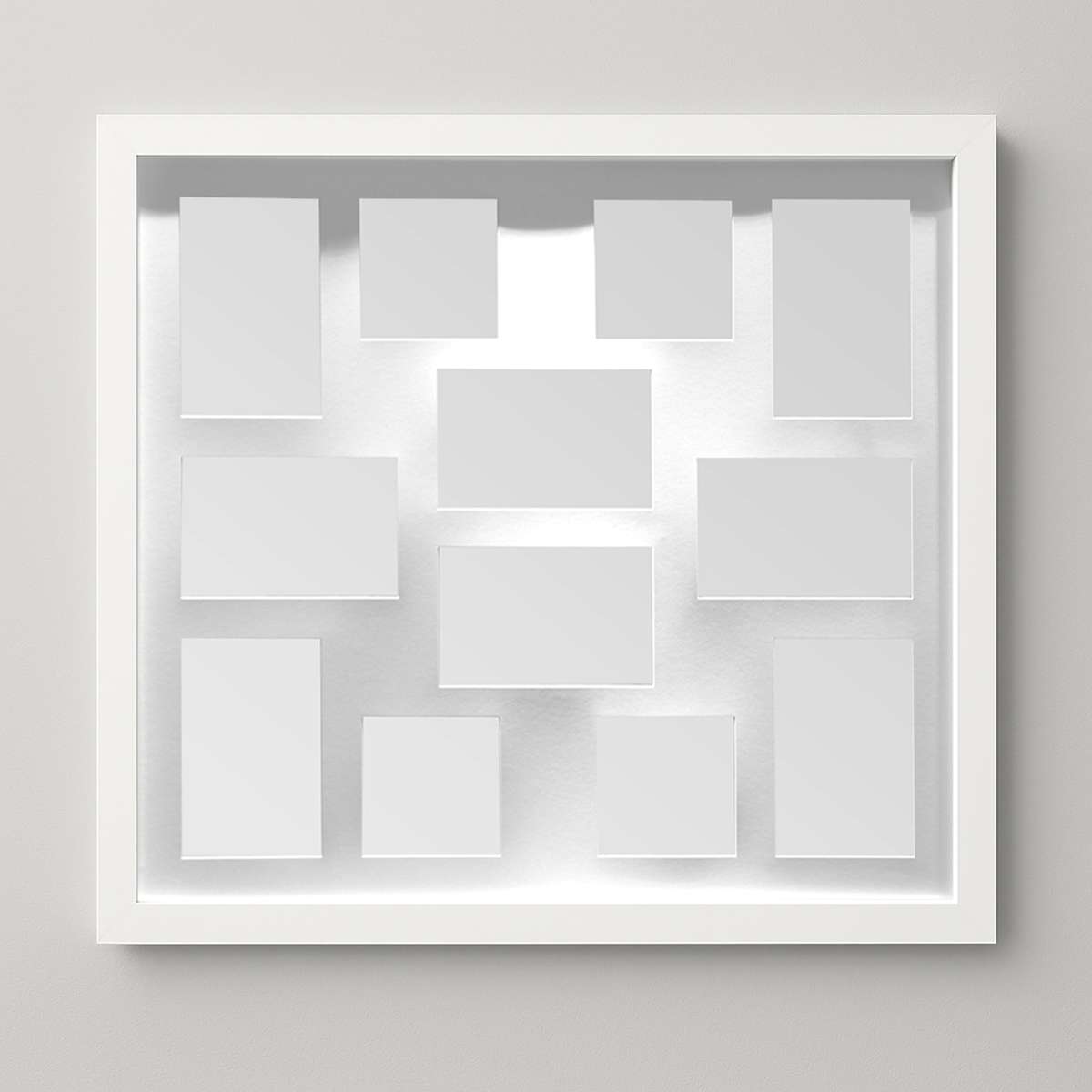 Maren White Multi Photo Frame