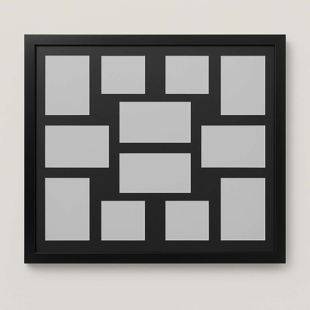 Maren Black 12 Photo Multi Photo Frame