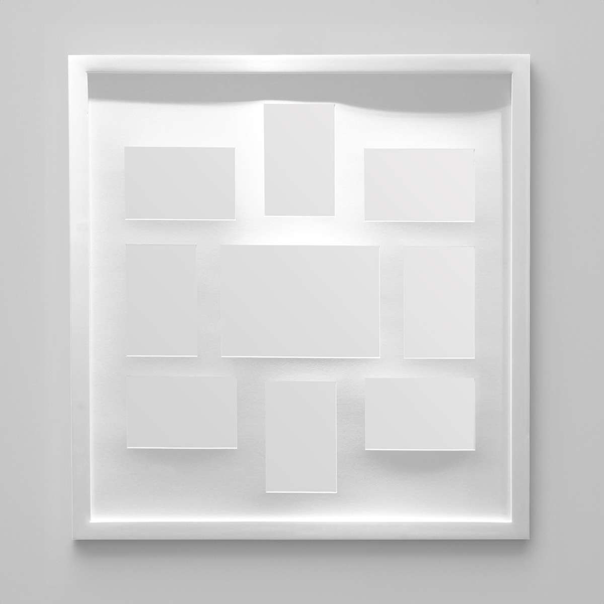 Maren White 9 Multi Photo Frame