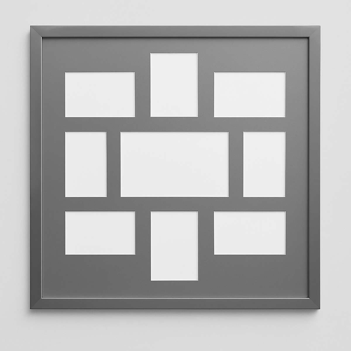 Maren Silver 9 Rectangular Multi Photo Frame