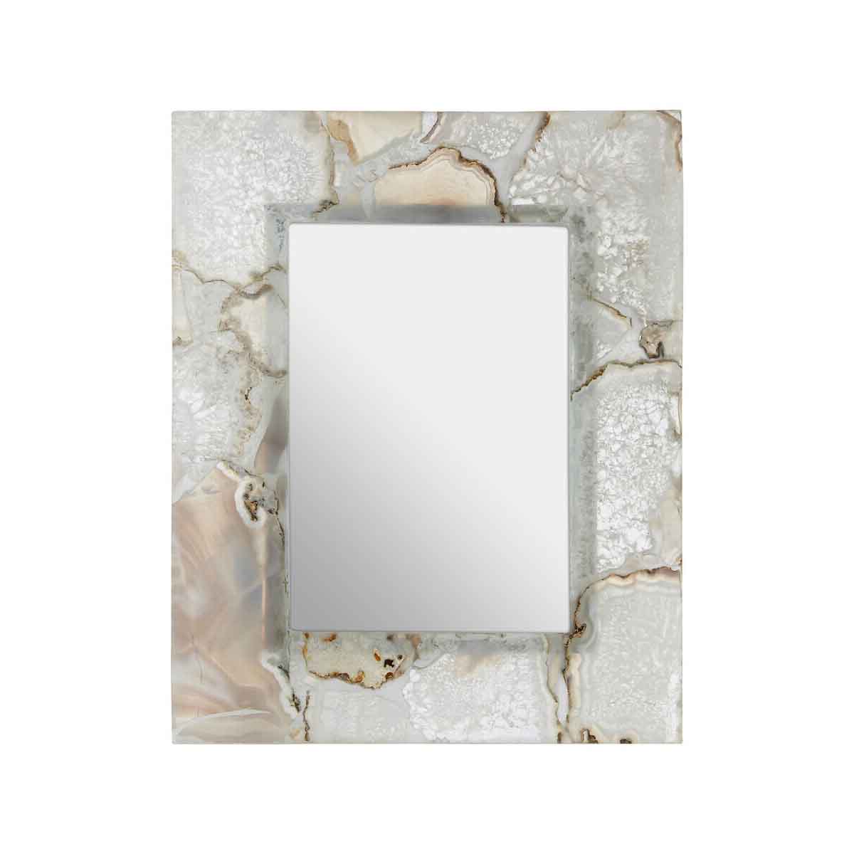 Bowerbird White Agate 5In X 7In Photo Frame