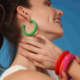Medium Green Resin Hoop