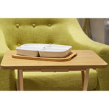 Hava Rubberwood Folding Multi-Use Table for Dining or Work