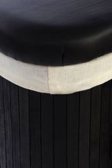 Bambi Set of Bamboo Storage Ottoman