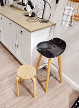 Tropical Hevea Wood Stacking Stool