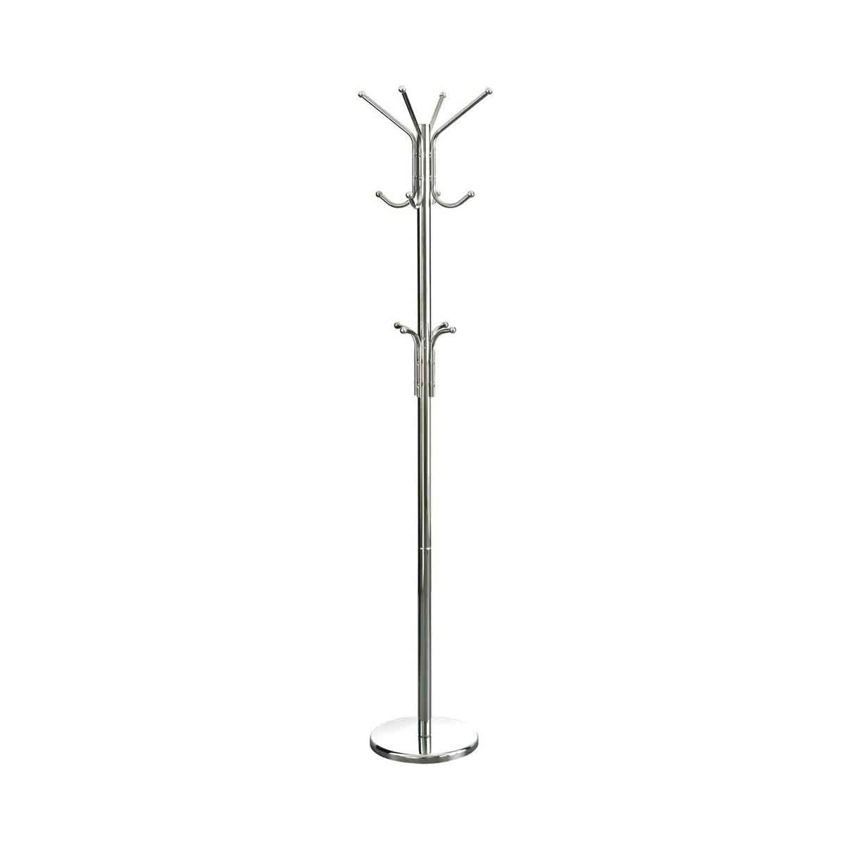 Drew Chrome Floor Standing Coat Stand