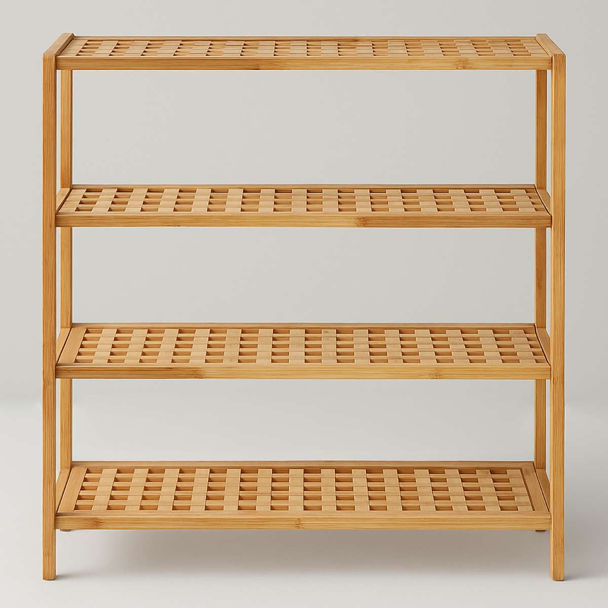 Parker Walnut Wood Bathe Four Tier Shoe