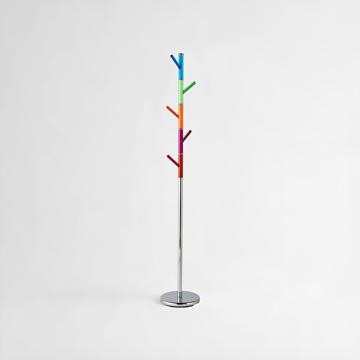 Joan Multicoloured Acrylic Pegs Coat Stand