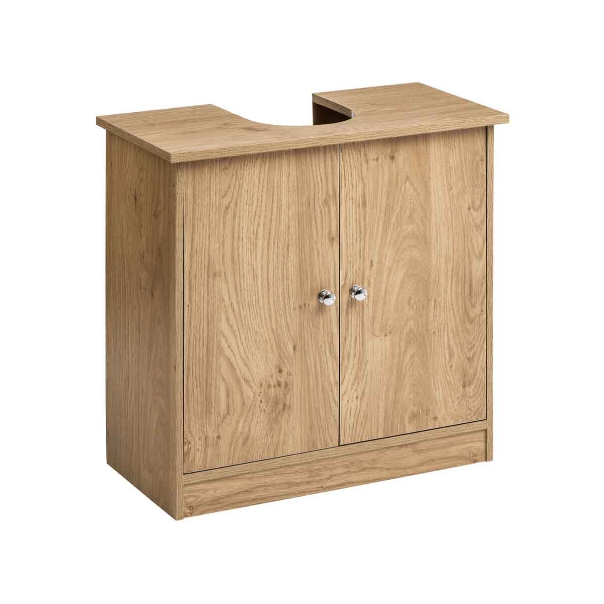 Portland Oak Veneer Under Sink Cabinet